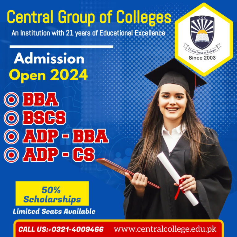 Admission Open BBA, BSCS, ADP-CS, ADP-Business Administration